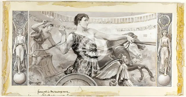 Foremost in the Envious Race, 1885. Creator: Will H. Low.