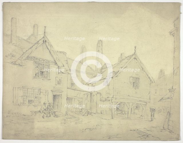 Foregate Street, Chester, 1827. Creator: Thomas Webster.