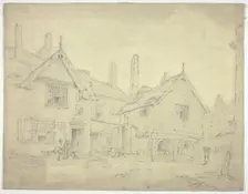 Foregate Street, Chester, 1827. Creator: Thomas Webster