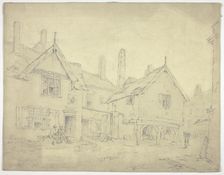 Foregate Street, Chester, 1827. Creator: Thomas Webster