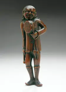Foreign Drum Master, Late 18th-early 19th century. Creator: Tanaka Minko