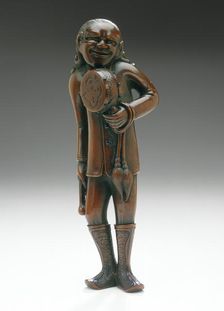 Foreign Drum Master, Late 18th-early 19th century. Creator: Tanaka Minko