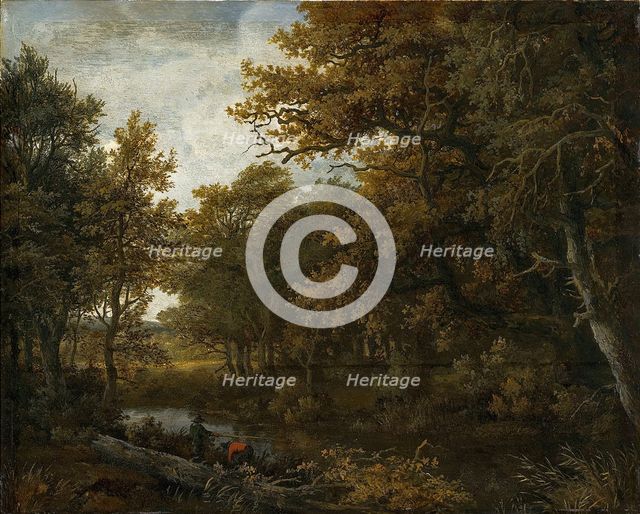 Forest, 1662. Creator: Meindert Hobbema.