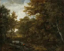 Forest, 1662. Creator: Meindert Hobbema