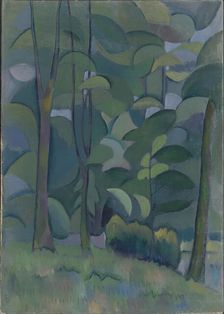 Forest, 1908-1910. Creator: Baranov-Rossiné, Vladimir Davidovich (1888-1942)