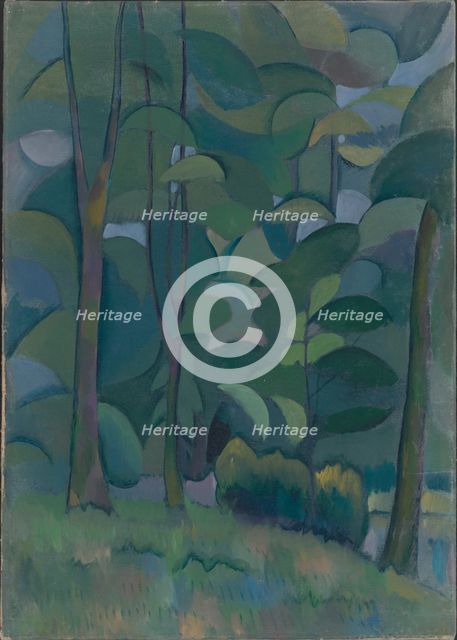 Forest, 1908-1910. Creator: Baranov-Rossiné, Vladimir Davidovich (1888-1942).