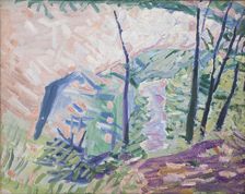 Forest near Bagsværd Lake, 1941. Creator: Niels Larsen Stevns