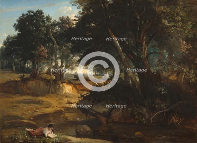 Forest of Fontainebleau, 1834. Creator: Jean-Baptiste-Camille Corot.