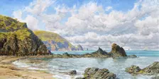 Forest Cove, Cardigan Bay 1883. Creator: John Brett