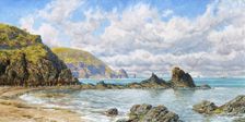 Forest Cove, Cardigan Bay 1883. Creator: John Brett