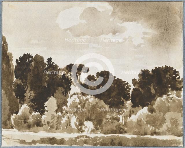 Forest Edge on a Brilliant Day, c. 1800. Creator: Franz Kobell.