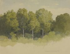 Forest edge near Maulbronn, 1871. Creator: Carl Theodor Reiffenstein