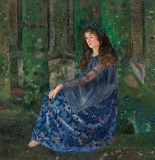 Forest fairy, 1894. Creator: Karl Mediz