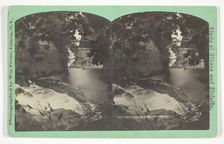 Forest Falls from above, Ithaca Gorge, late 19th century. Creator: William Frear