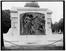 Forest Hills Cemetery, Boston, Martin Milmore Memorial, between 1890 and 1901. Creator: Unknown