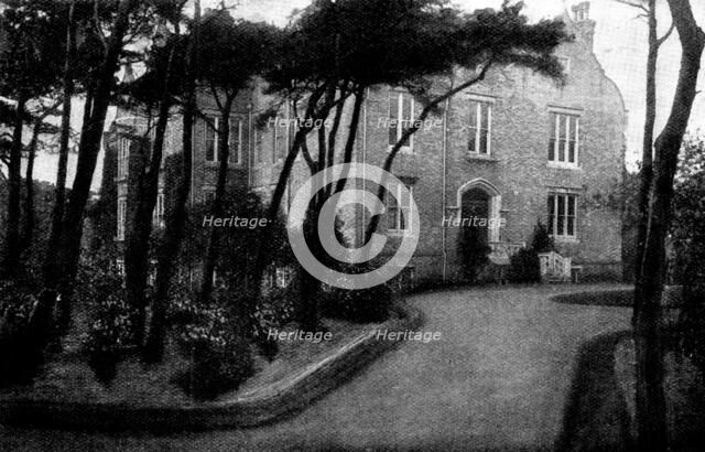 Forest House, the residence of Mr. Gladstone during his stay at Bournemouth, 1898. Creator: Ord.