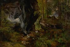 Forest interior, 1845-1860. Creator: Alexander Brodszky