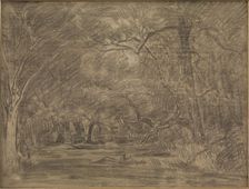 Forest Interior, 1865. Creator: Theodore Rousseau