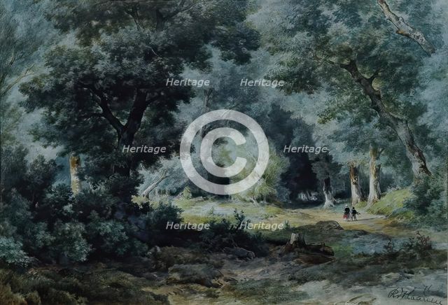 Forest interior, 1876. Creator: Remigius Adrianus Haanen.