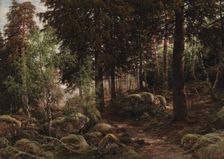 Forest Interior, 1882. Creator: Berndt Lindholm