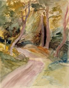 Forest interior, c1890s. Creator: Albert Edelfelt