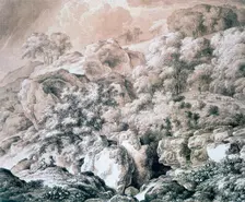 Forest Landscape 1799. Artist: Franz Kobell
