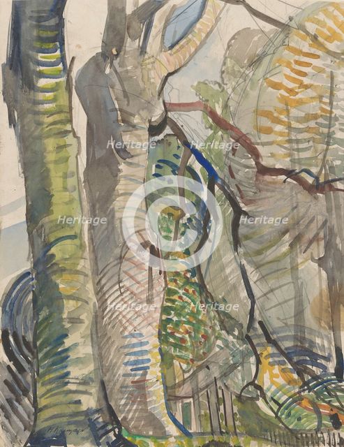 Forest landscape, 1891-1935. Creator: Herman Kruyder.