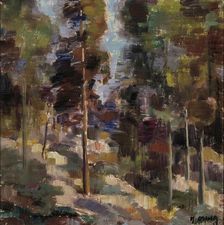 Forest Landscape, 1912. Creator: Yrjö Aleksander Ollila