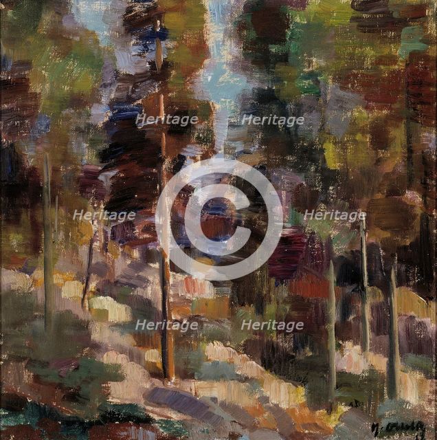 Forest Landscape, 1912. Creator: Yrjö Aleksander Ollila.