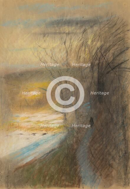 Forest landscape in autumn, 1875/1885. Creator: Ladislav Mednyanszky.