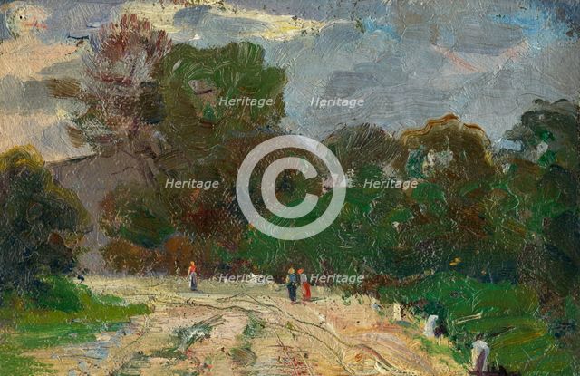 Forest Road, around 1900. Creator: Ludovit Pitthordt.