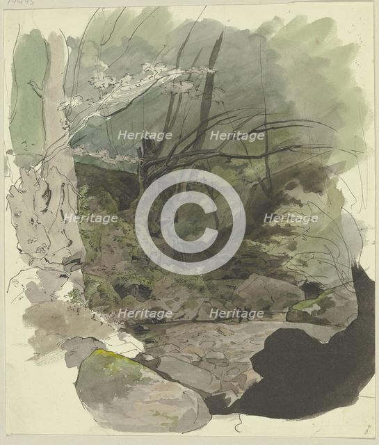 Forest stream, 19th century. Creator: Jakob Becker.