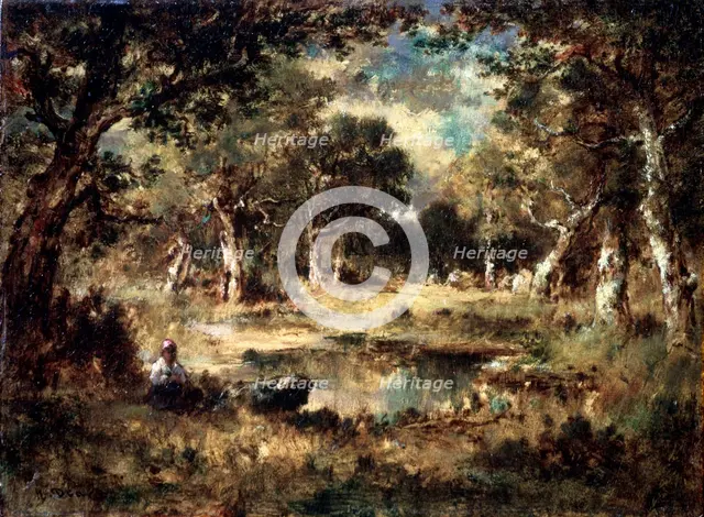 'Forest Swamp', 1870.  Artist: Narcisse Virgile Diaz de la Pena