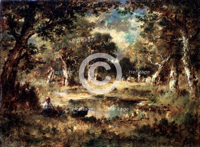 'Forest Swamp', 1870.  Artist: Narcisse Virgile Diaz de la Pena