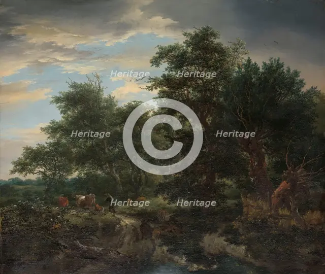 Forest scene, 1653. Creator: Jacob van Ruisdael.