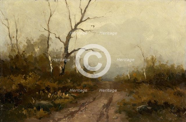 Forest scene, 1890-1900. Creator: Felicián Moczik.