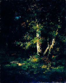 Forest Scene, c1830-1870. Creator: Narcisse Virgile Diaz de la Pena