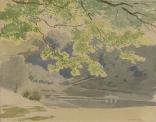 Forest section, 1857. Creator: Carl Theodor Reiffenstein