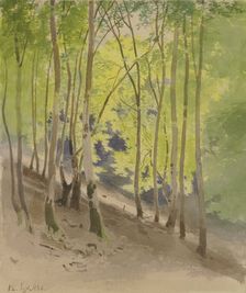 Forest slope, 1856. Creator: Carl Theodor Reiffenstein