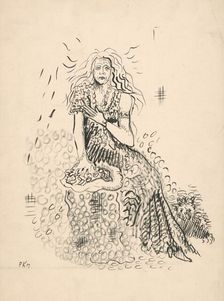 Forest twilight, 1940-1944. Creator: Arnold Peter Weisz-Kubincan