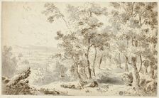 Forest, Valley and Distant Hills, n.d. Creator: Karl Schutz