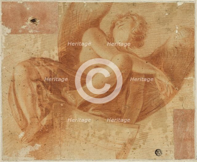 Foreshortened Angel, 1522/30. Creators: Correggio, Unknown.