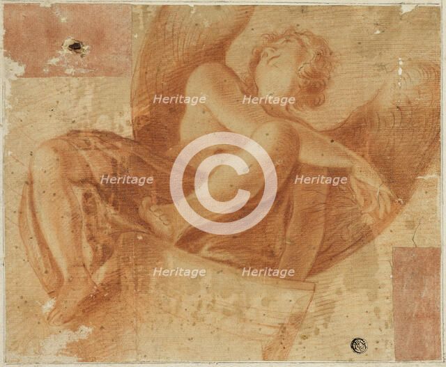 Foreshortened Angel, 1522/30. Creators: Correggio, Unknown.