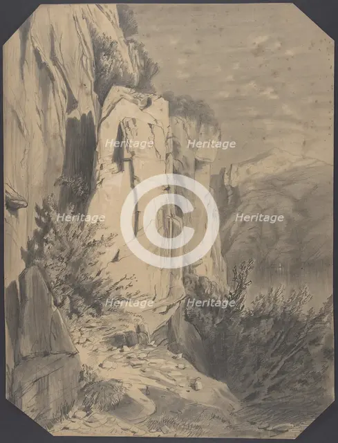 Forets et Montagnes., early to mid-19th century. Creator: Alexandre Calame.