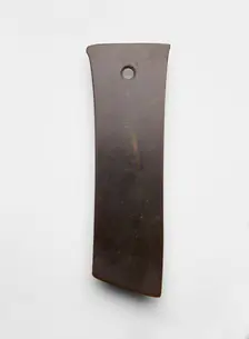 Forked blade (zhang ?), fragment, Late Neolithic period, ca. 3000-ca. 1700 BCE. Creator: Unknown