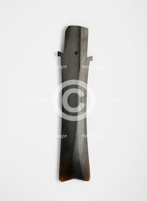 Forked blade (zhang ?), Late Neolithic period, ca. 2000-1700 BCE. Creator: Unknown.