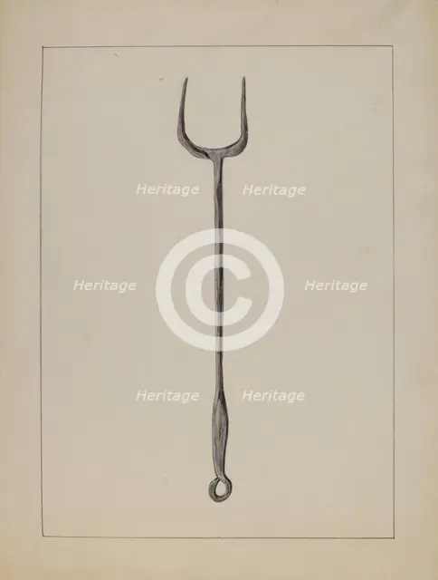 Fork, 1935/1942. Creator: Benjamin Resnick.