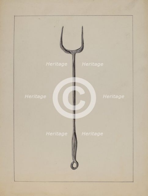 Fork, 1935/1942. Creator: Benjamin Resnick.