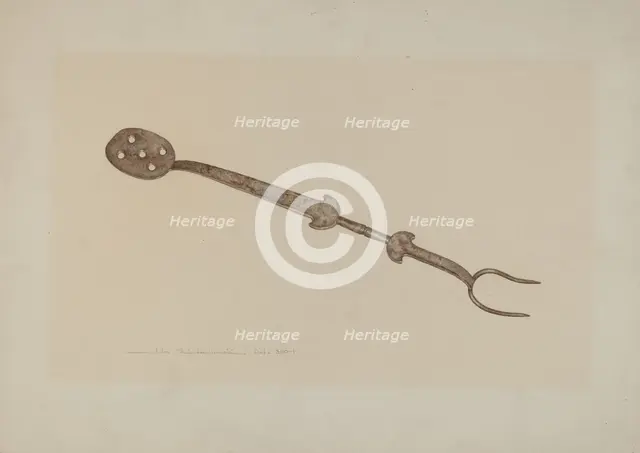 Fork, 1935/1942. Creator: John Swientochowski.