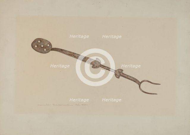 Fork, 1935/1942. Creator: John Swientochowski.